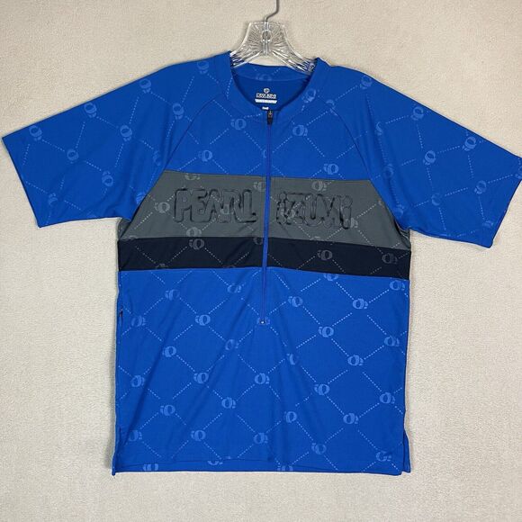 Pearl Izumi Jersey Mens Small Blue Elite Versa 1/2 Zip Cycling Top Zip‎ Pocket - Picture 1 of 9